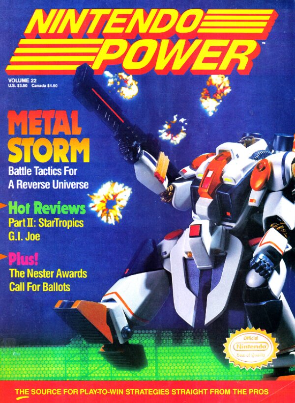 Nintendo Power Issue 022 (March 1991) cover